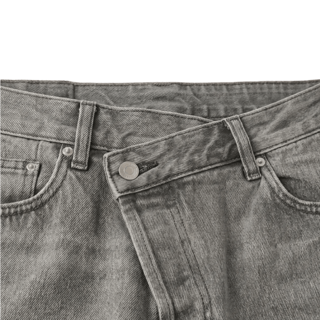 Jeans Incrocio Grigio